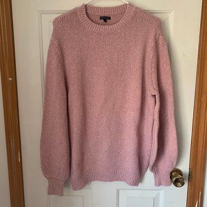 Who What Wear Pink Balloon Sweater